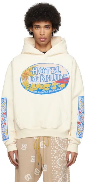 Толстовка Off-White Hotel Rhude, цвет Vintage white