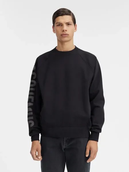 Толстовка с логотипом на рукавах Le Typo Jacquemus, черный