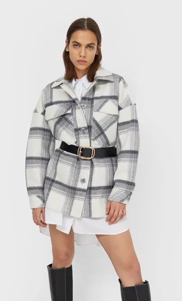 Stradivarius Ремень С Накладной Пряжкой Черный 90