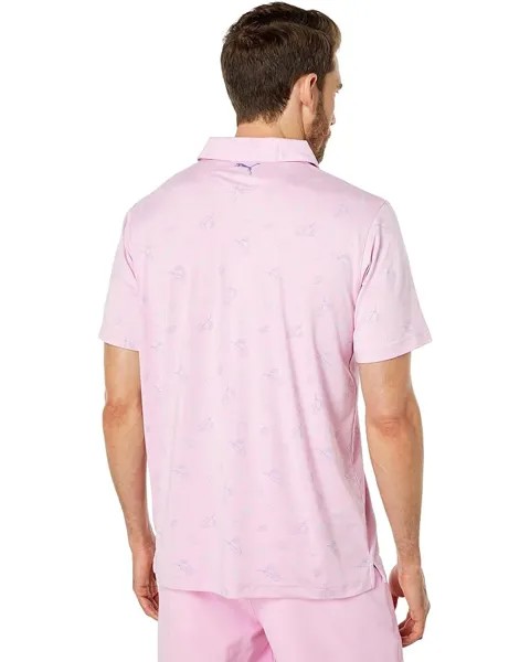 Поло Puma Arnold Palmer Cloudspun Contender Polo, цвет Pale Pink/Lavender Pop