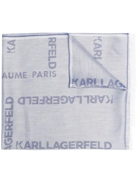 Karl Lagerfeld шарф с жаккардовым логотипом