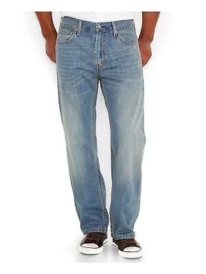 Мужские синие легкие свободные джинсы LEVIS W38/ L32