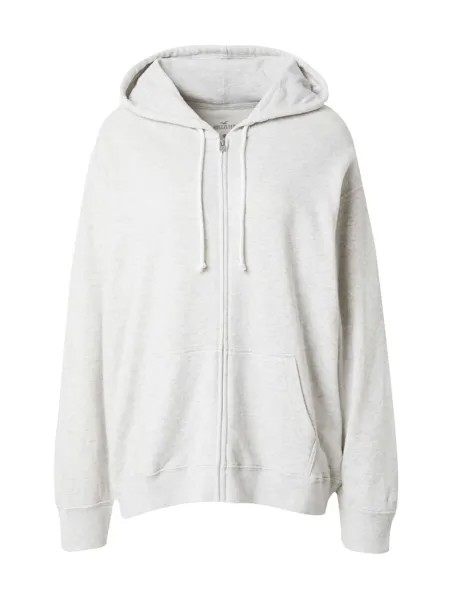 Худи на молнии Hollister, светло-серый