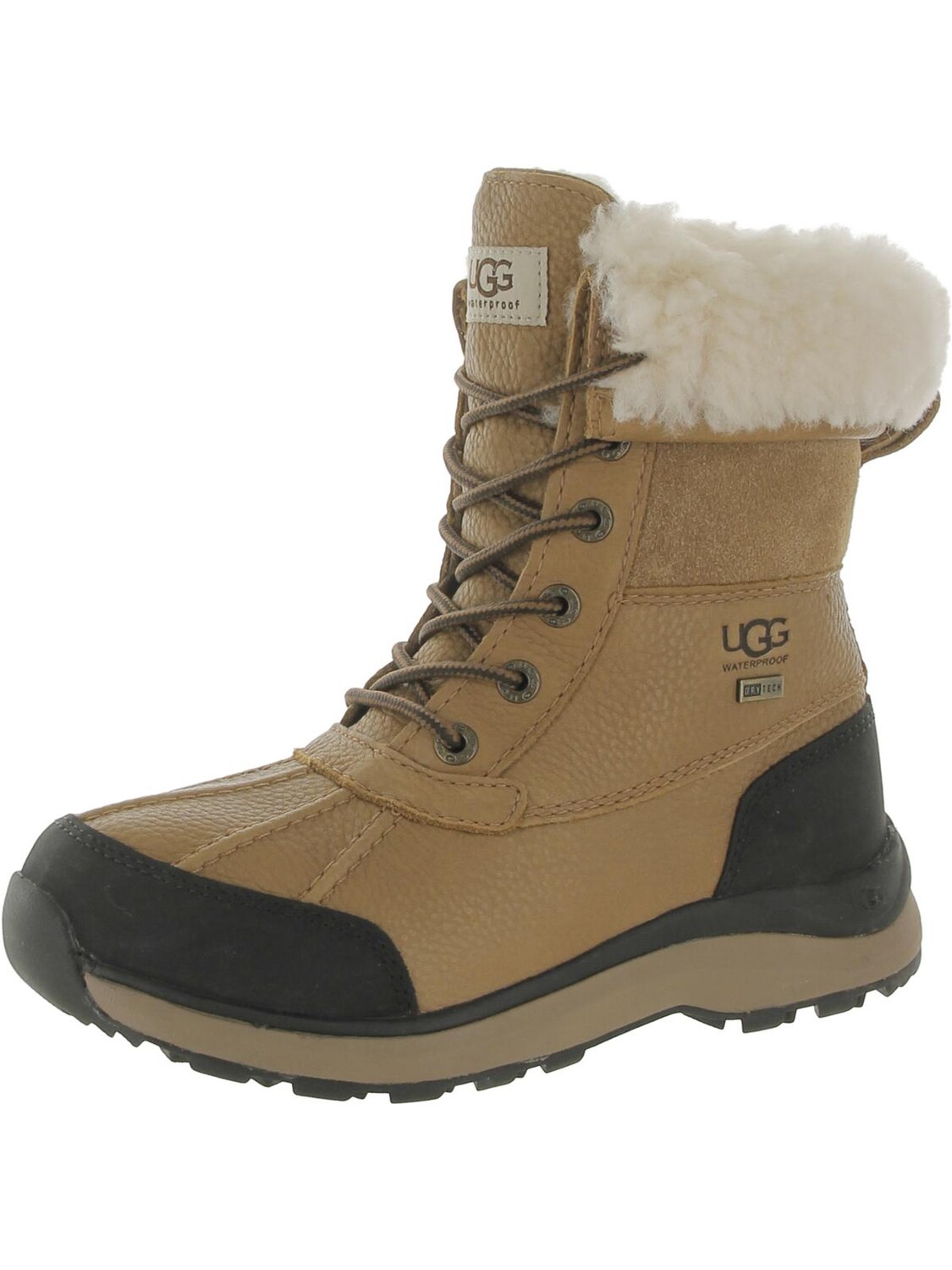 Женские кожаные зимние ботинки на шнуровке Adirondack III UGG, цвет Chestnut