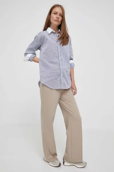 Хлопковая рубашка Polo Ralph Lauren, мультиколор