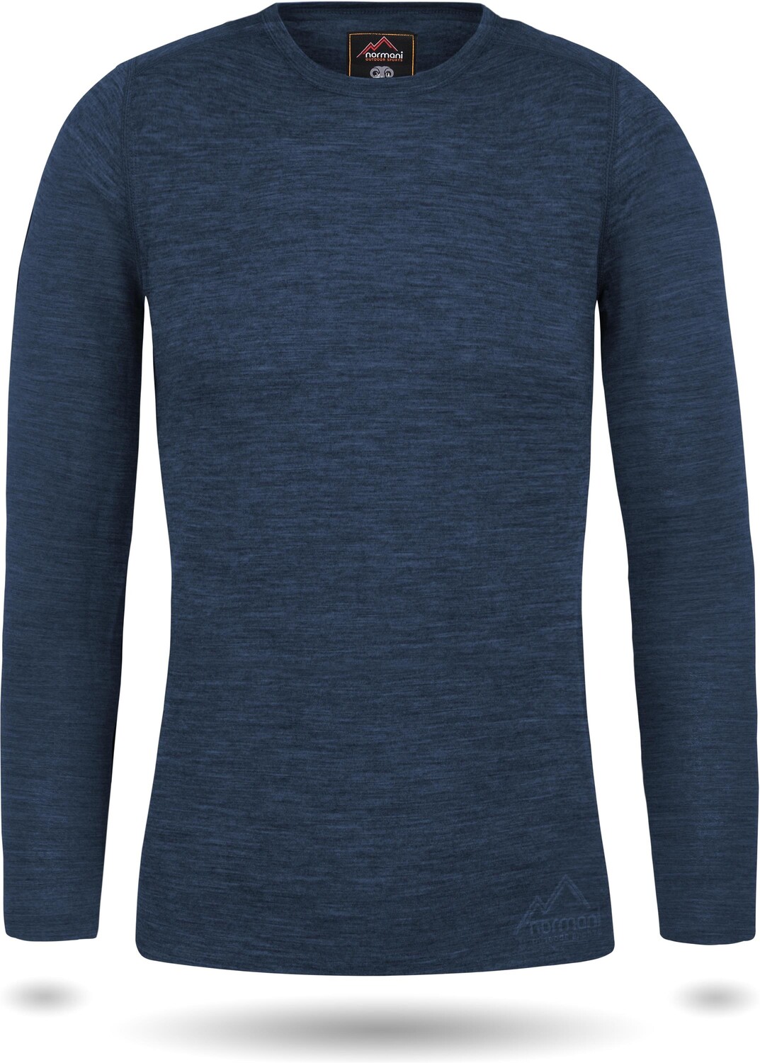 Лонгслив Normani Outdoor Sports Damen Merino Langarm Shirt Mandurah, темно синий