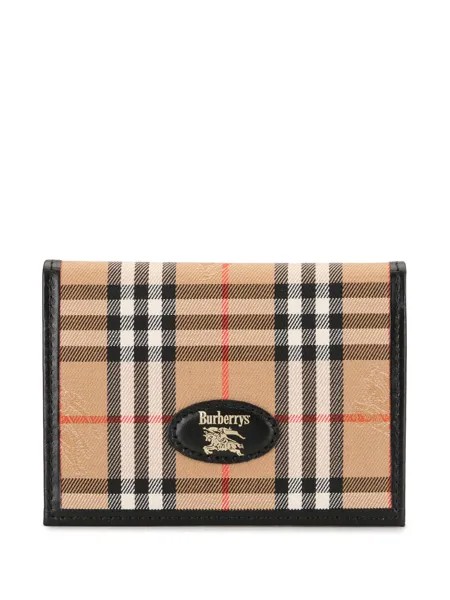 Burberry Pre-Owned кошелек в клетку Vintage Check