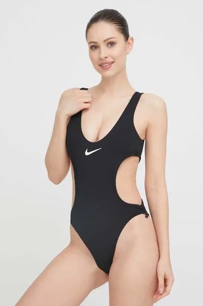 Сплошной купальник Wild Nike, черный