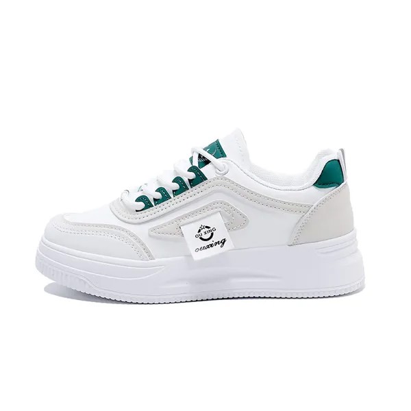 Кроссовки Pelochi Skateboarding Shoes Women's Low-top, белый/желтый