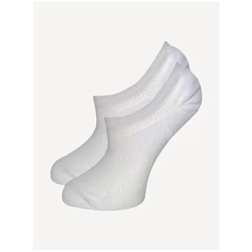Носки BAON женские, модель: B391601, цвет: WHITE, размер: 35/37, 2 пары