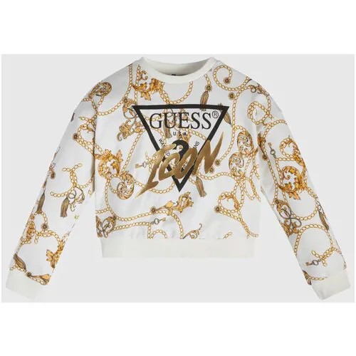 Свитшот GUESS, размер 140, белый