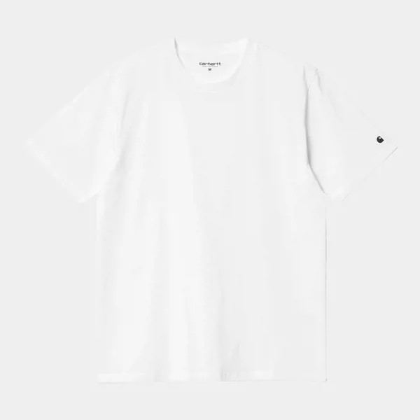 Футболка CARHARTT WIP S/S Base T-Shirt White/Black