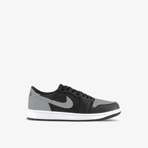 Кроссовки Air Jordan 1 Low из натуральной кожи с низким верхом Jordan, черный