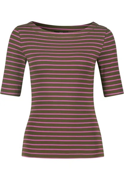 Футболка Zero Gestreiftes 3/4 Arm, цвет Dark GreenPurple