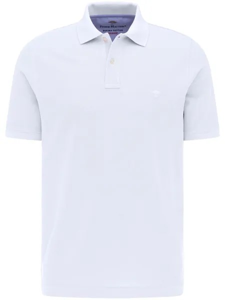 Поло FYNCH HATTON Polo, Basic, белый