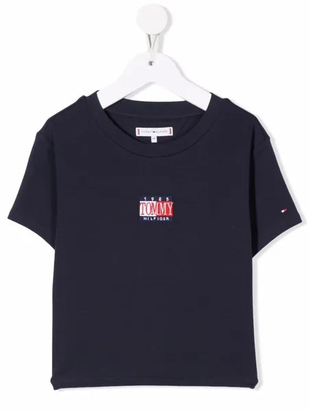 Tommy Hilfiger Junior футболка с вышитым логотипом