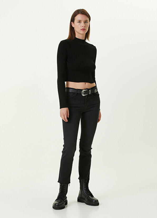 Прямые черные джинсовые брюки le high Frame Denim