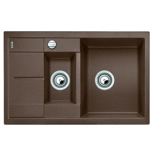 Врезная кухонная мойка 78 см Blanco Metra 6S Compact 521891 мускат