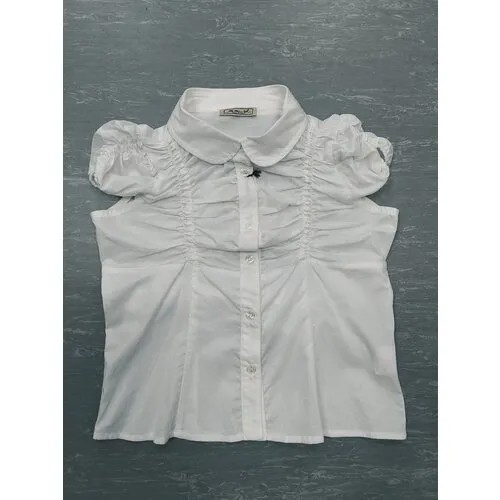 Школьная рубашка MiMiSol, размер 12, белый