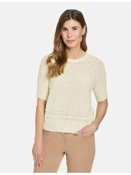 Пуловер Gerry Weber Strick Shirt Top Body, цвет cream melange