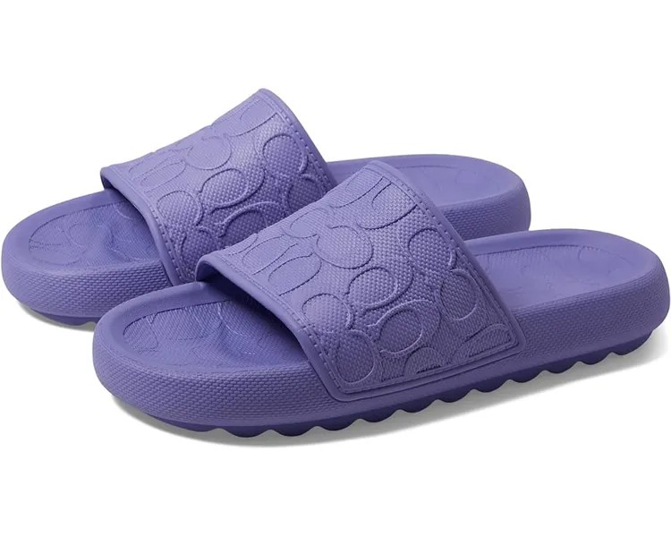 Сандалии COACH Obi Rubber Sports Slide, цвет Light Violet