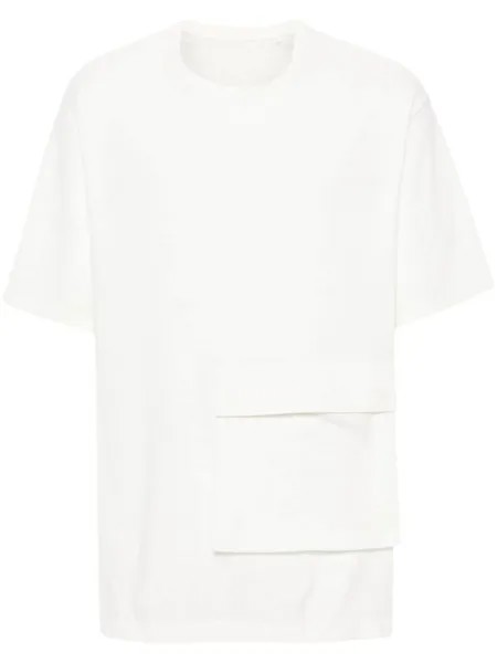 Y-3 креповая футболка, белый