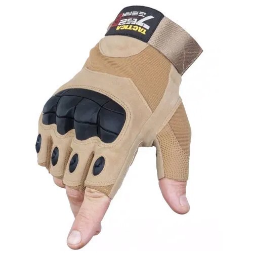 Тактические перчатки беспалые Army Tactical Gloves, 762 Gear, размер XL цвет Песочный