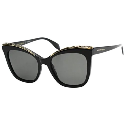 Солнцезащитные очки Alexander McQueen, черный