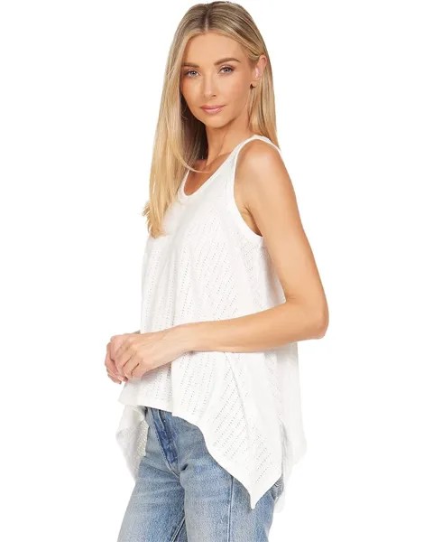 Топ Michael Lauren Agustino Sleeveless Flowy Top, слоновая кость