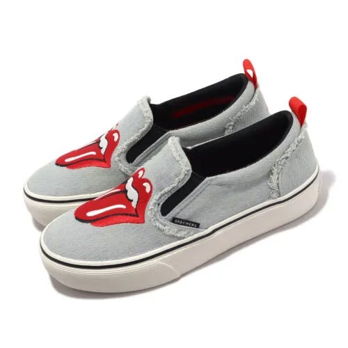 Женские повседневные джинсовые джинсы Skechers x The Rolling Stones Marley-Start Me Up 177966-DEN