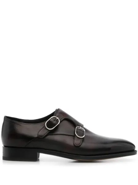 John Lobb туфли монки Victor, красный