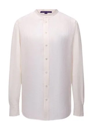 Рубашка из вискозы и шелка Ralph Lauren
