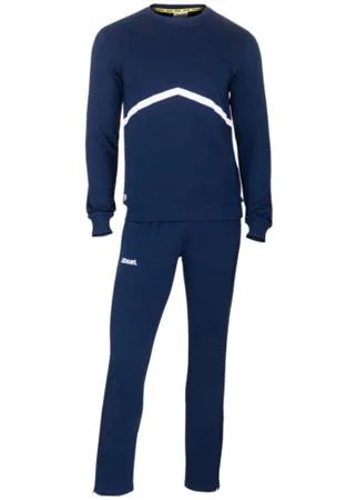 Тренировочный костюм Jogel Jcs-4201-091, хлопок, темно-синий/белый (L)