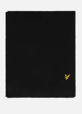 Шарф унисекс Lyle&Scott Classic черный 171х29 см
