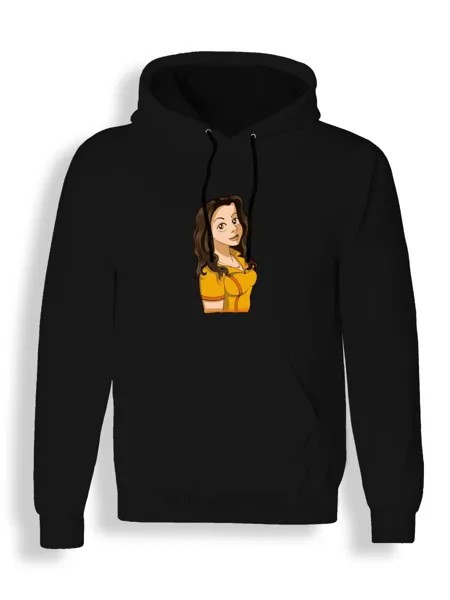 Худи унисекс СувенирShop Две девицы на мели/Сериал 9 черное M