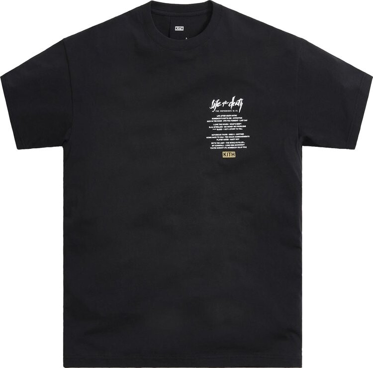 Футболка Kith For The Notorious B.I.G Life After Death Tee 'Black', черный