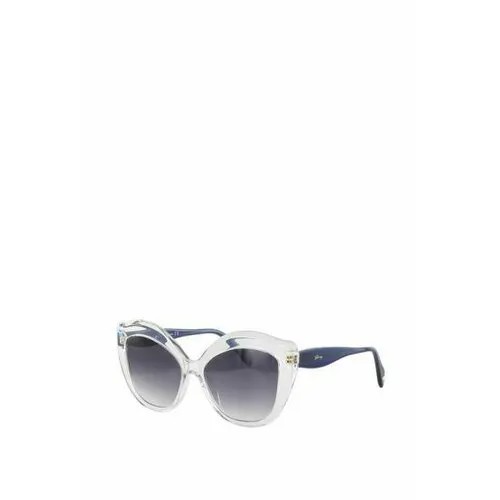 Солнцезащитные очки Genny , кошачий глаз, градиентные, с защитой от УФ, для женщин, серый
