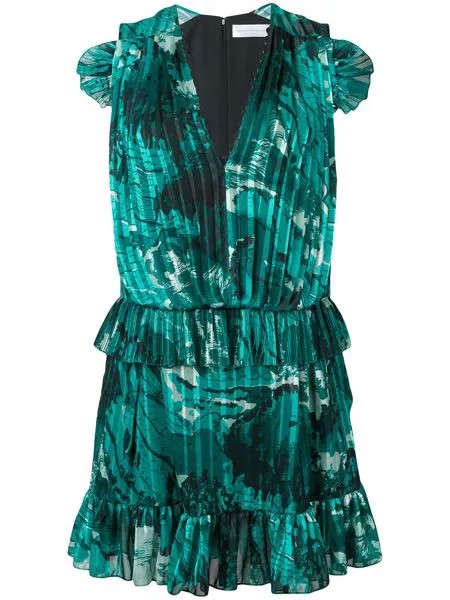 Victoria Victoria Beckham плиссированное платье с оборками