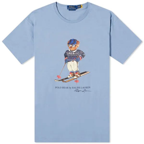 Футболка Polo Ralph Lauren Ski Bear, цвет Channel Blue