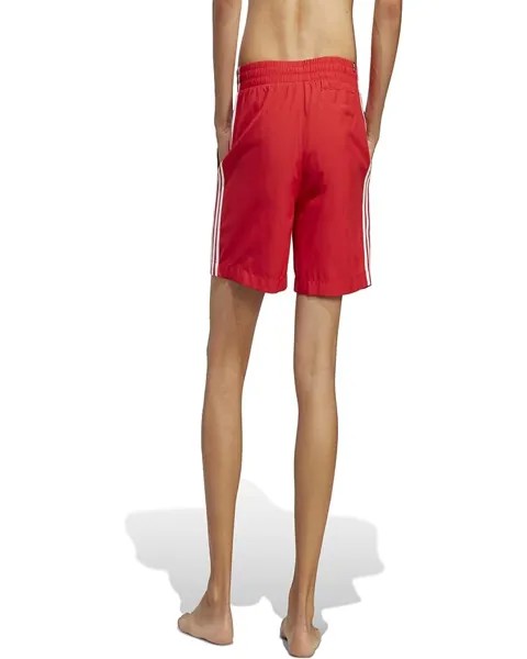 Шорты для плавания Adidas 3-Stripes Swim Shorts, цвет Better Scarlet/White