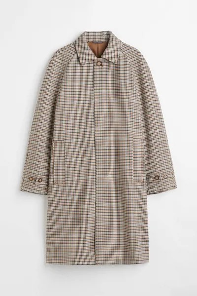 Пальто мужское H&M 1041616001 бежевое XL (доставка из-за рубежа)