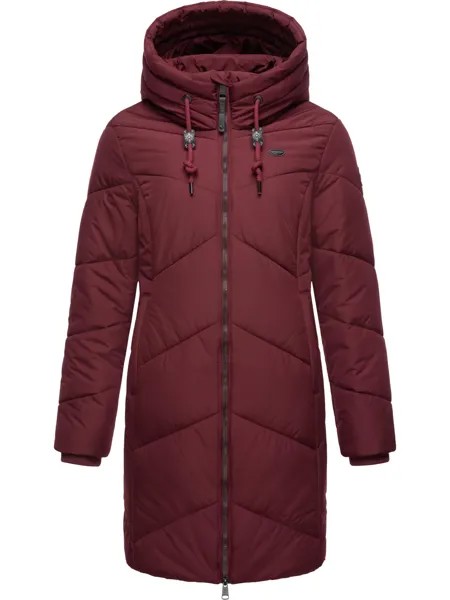 Пуховик ragwear Steppmantel Novista, цвет Wine Red