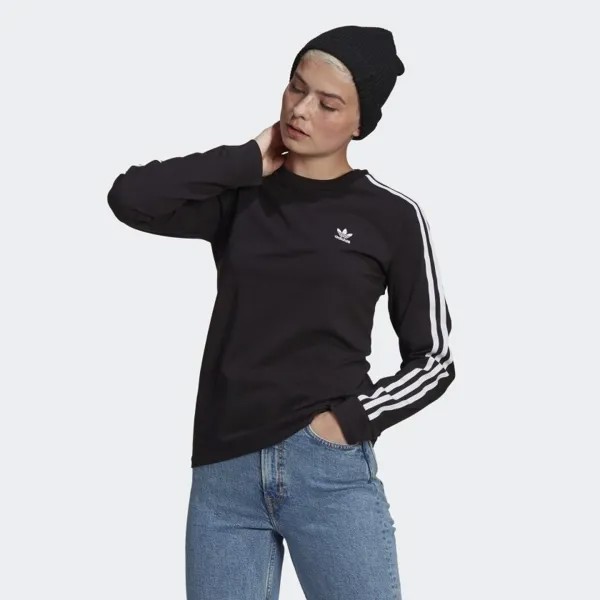 Лонгслив женский Adidas GN2911 черный 38 DE
