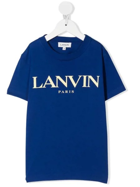 LANVIN Enfant футболка с логотипом