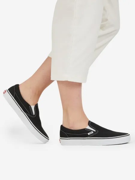 Слипоны женские Vans Classic Slip-On, Черный