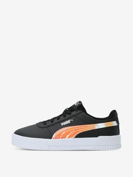 Кеды для девочек PUMA Carina Holo Jr, Черный