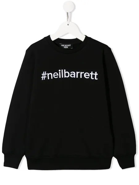 Neil Barrett Kids толстовка с логотипом