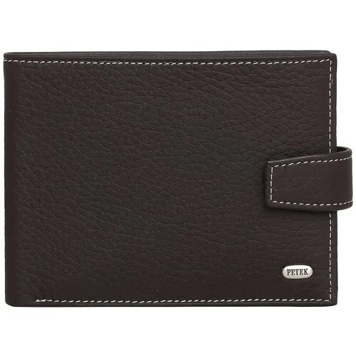 Портмоне Petek 1855 102.234.KD2, фактура матовая, коричневый