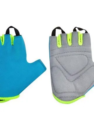 Велосипедные перчатки STG AL-03-418(M / голубые-салатовые/M)
