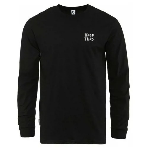 Футболка с длинным рукавом для активного отдыха HorseFeathers Handwritten Ls Atrip T-Shirt Black (US:M)